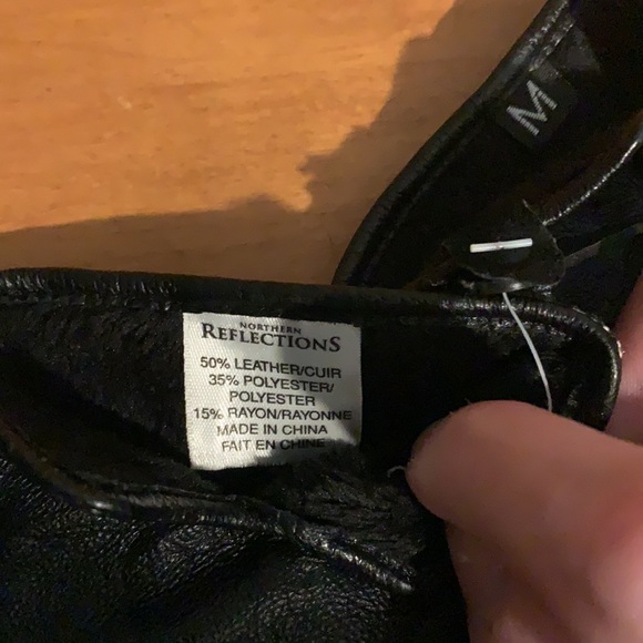 NWT Northern Reflections Leather Gloves - Picture 3 of 4